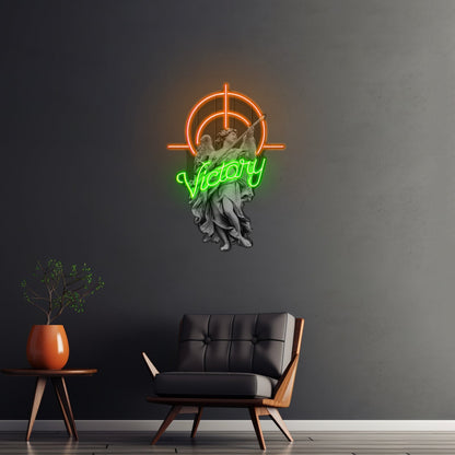 Victory Angel Custom Led Signs Artwork For Sale - Shineneon