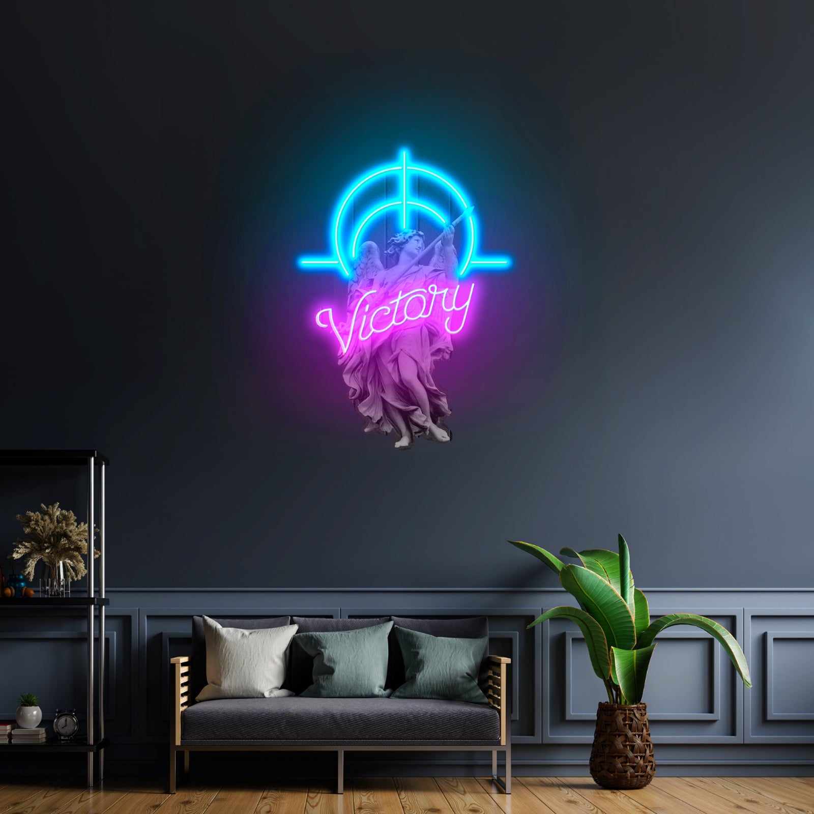 Victory Angel Custom Led Signs Artwork For Sale