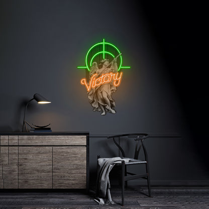 Victory Angel Custom Led Signs Artwork For Sale