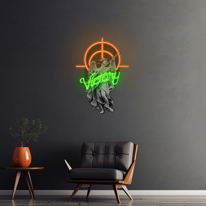 Victory Angel Custom Led Signs Artwork For Sale