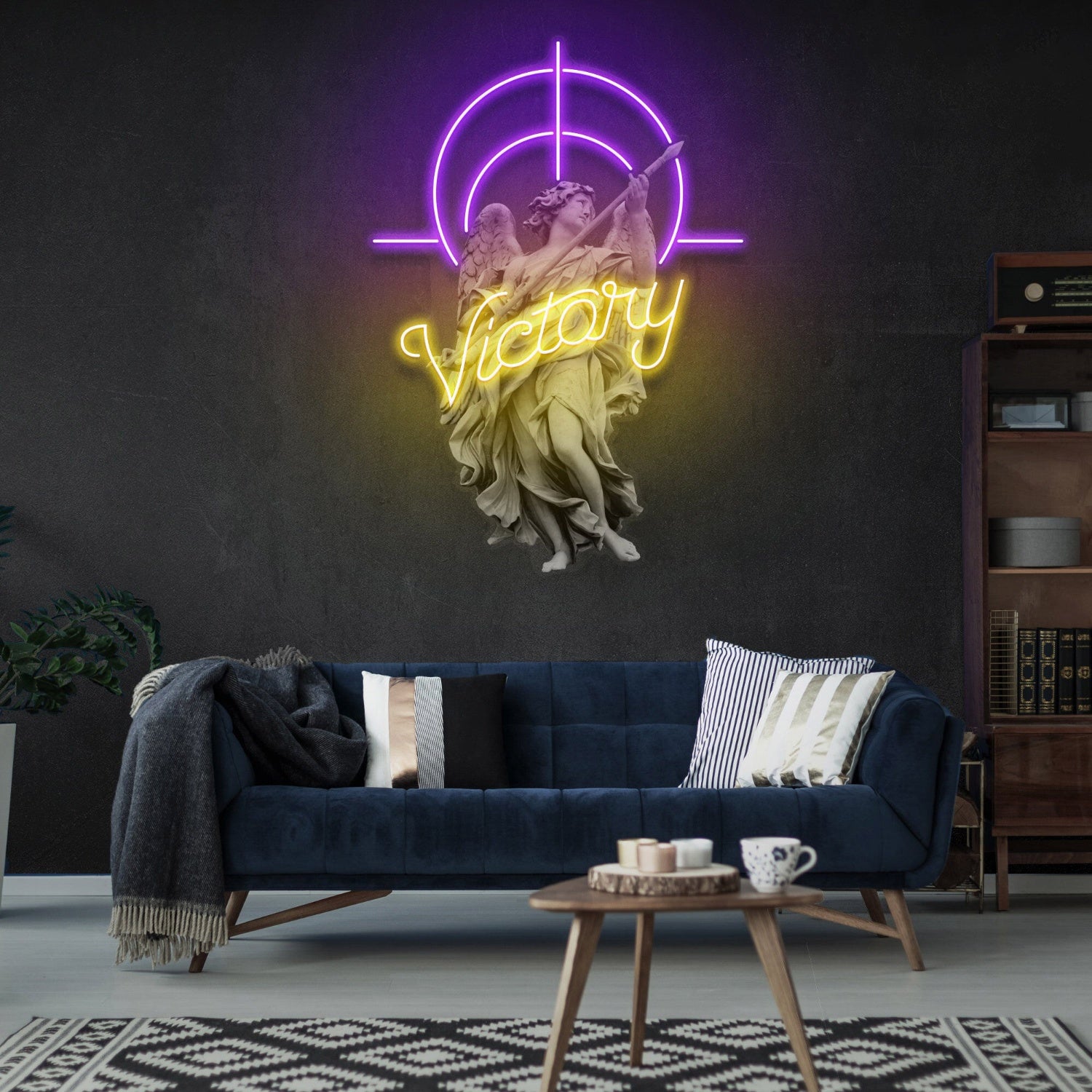 Victory Angel Led Uv Neon Sign | Shineneon