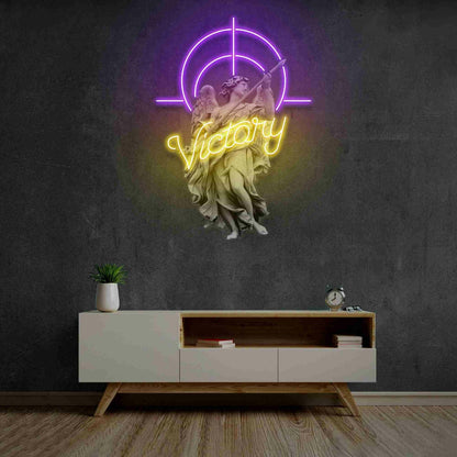 Victory Angel Led Uv Neon Sign | Shineneon