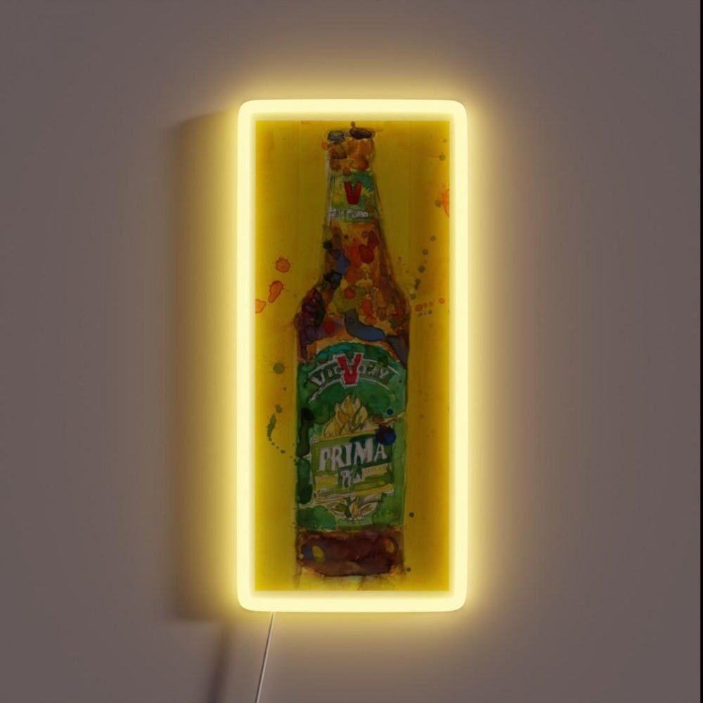 Victory Brewing Company Prima Pils Beer Art Bar Rgb Led Neon Sign - Shineneon