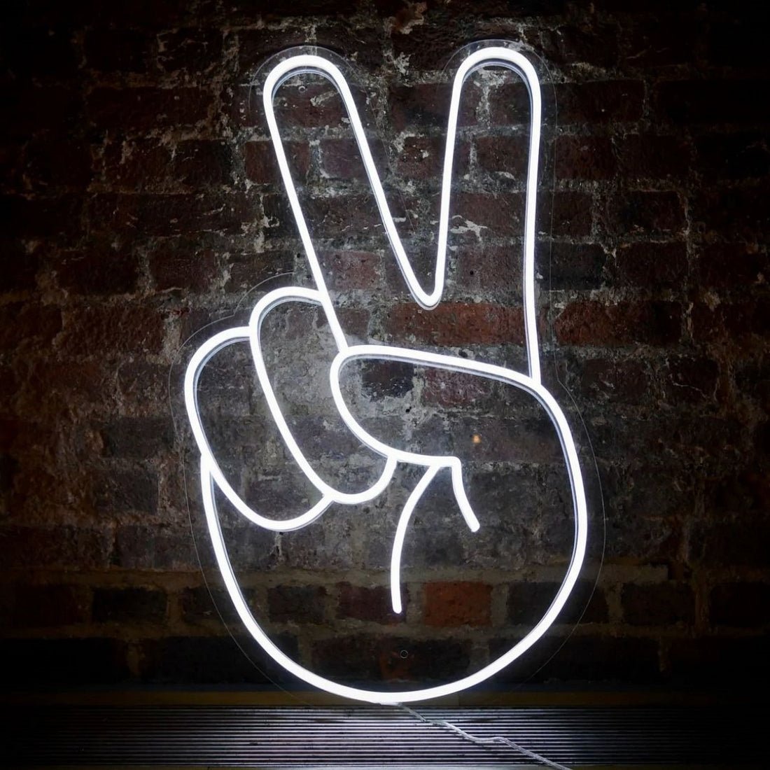 Victory Gesture Led Sign Business Neon Sign - Shineneon