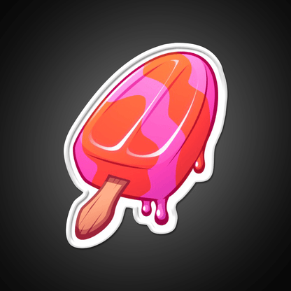 Video Game Popsicle Fruity Snack Food Led Neon Sign Rgb Color - Shineneon