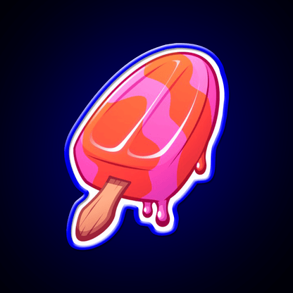 Video Game Popsicle Fruity Snack Food Led Neon Sign Rgb Color - Shineneon