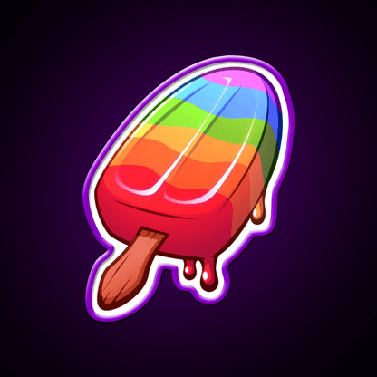 Video Game Popsicle Rainbow Snack Food Led Neon Sign Rgb Color - Shineneon
