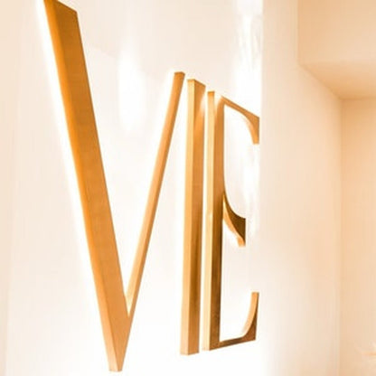 Vie 3D Backlit Channel Letters Led Light Sign - Shineneon