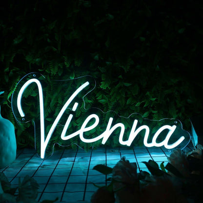 Vienna Blue Led Neon Sign - Shineneon