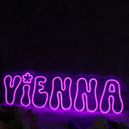 Vienna Purple Led Neon Sign - Shineneon