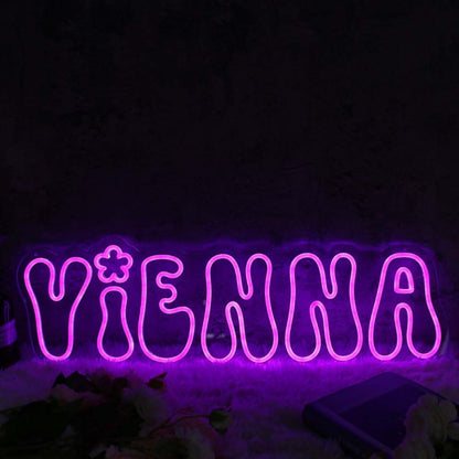 Vienna Purple Led Neon Sign - Shineneon