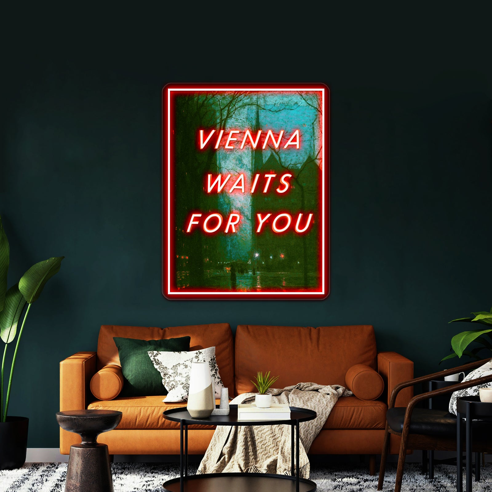 Vienna Waits For You Artwork Neon Signs Custom | Shineneon