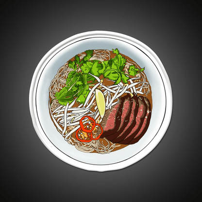 Vietnamese Pho Noodles Fast Food Led Neon Sign For Burger Place Rgb Color - Shineneon