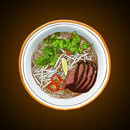 Vietnamese Pho Noodles Fast Food Led Neon Sign For Burger Place Rgb Color - Shineneon