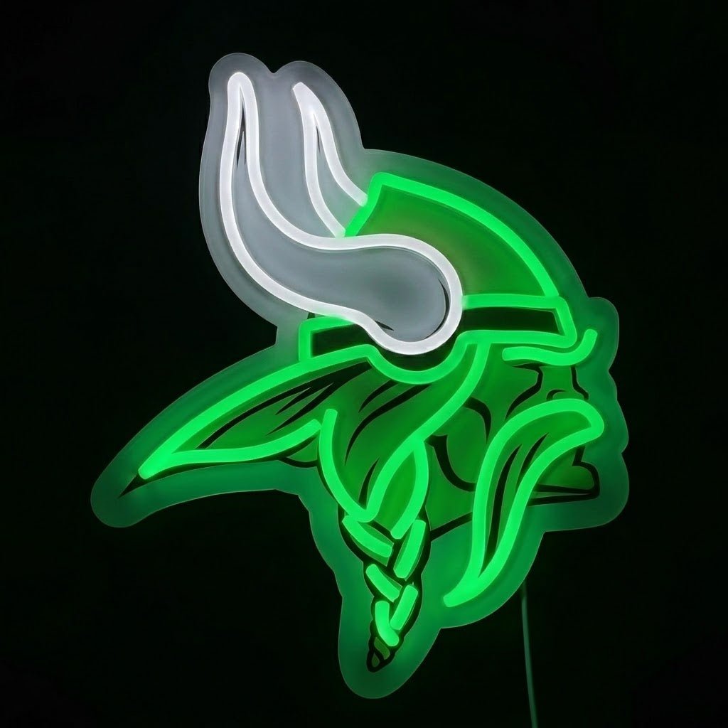 Viking in Green Color Custom Led Neon Sign USB Power - Shineneon
