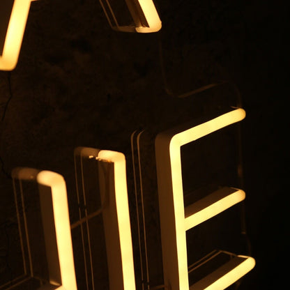 Villa Sophie Label Yellow Led Neon Sign - Shineneon
