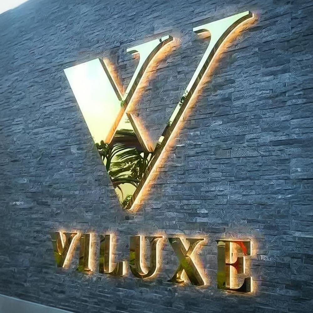 Viluxe 3D Backlit Letters Business Metal Led Sign - Shineneon