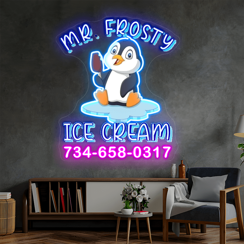 Vince's Ice Cream Custom Led Neon Sign - Shineneon