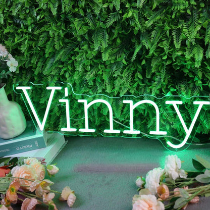 Vinny Green Led Neon Sign - Shineneon