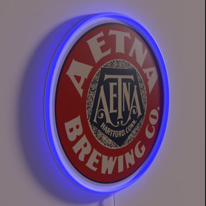 Vintage Aetna Beer Rgb Led Neon Sign - Shineneon