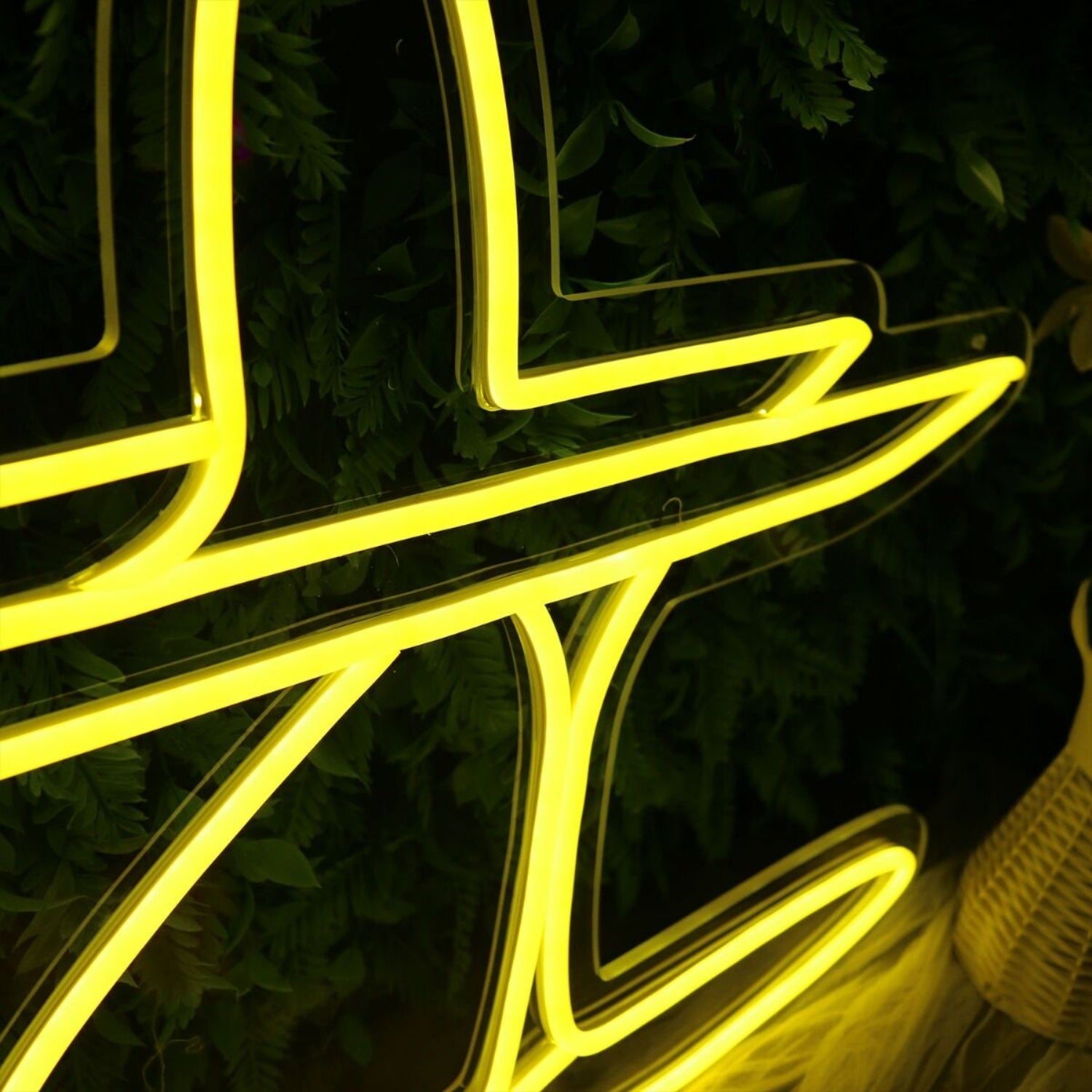 Vintage Aircraft Yellow Led Neon Sign - Shineneon