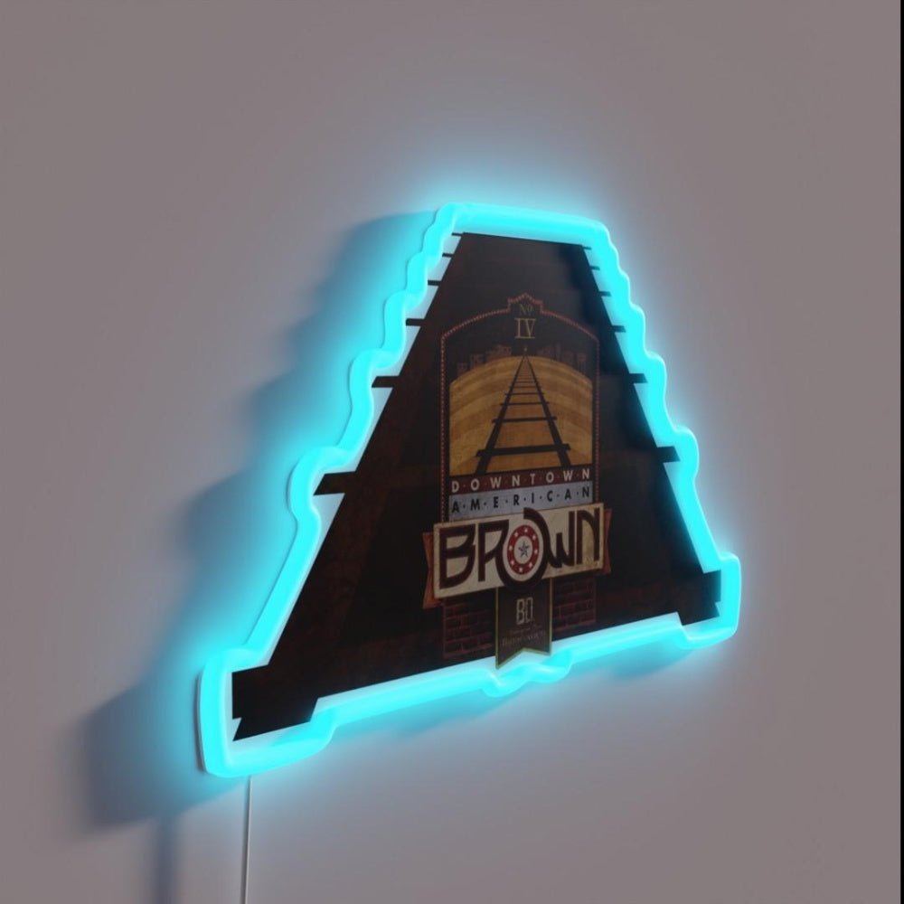 Vintage American Brown Beer Rgb Led Neon Sign - Shineneon