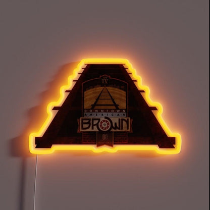 Vintage American Brown Beer Rgb Led Neon Sign - Shineneon