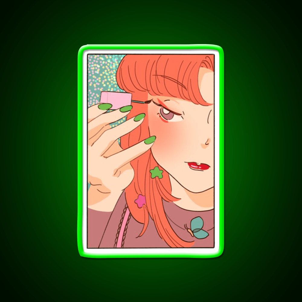 Vintage Anime Nail Salon Led Neon Sign Rgb Color - Shineneon