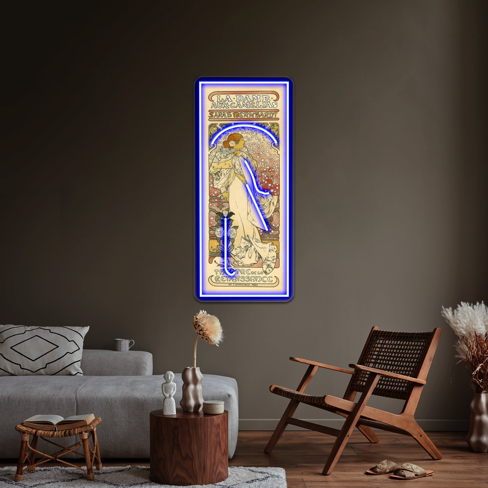 Vintage Art Nouveau Painting Wall Artwork Neon Signs | Shineneon