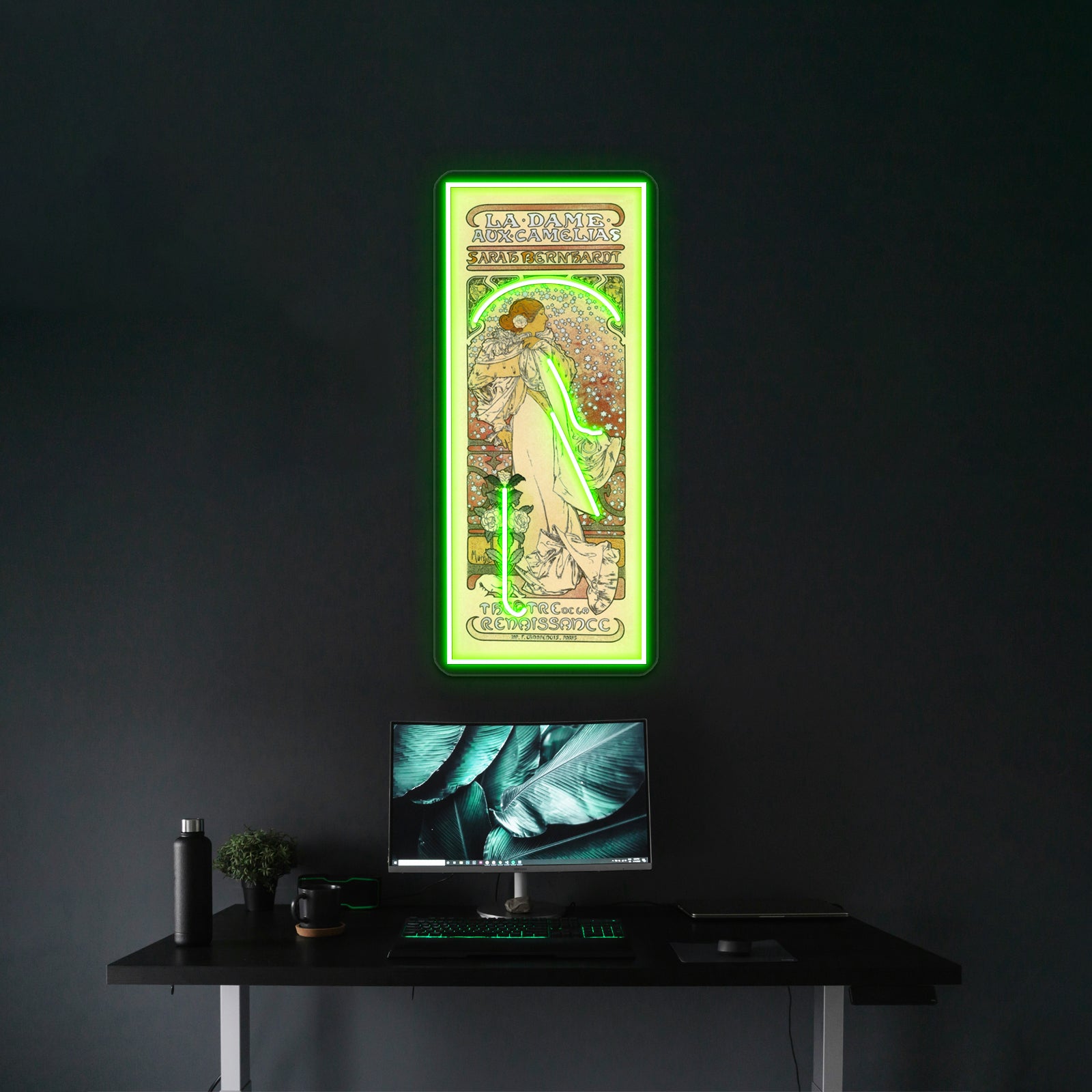 Vintage Art Nouveau Painting Wall Artwork Neon Signs | Shineneon