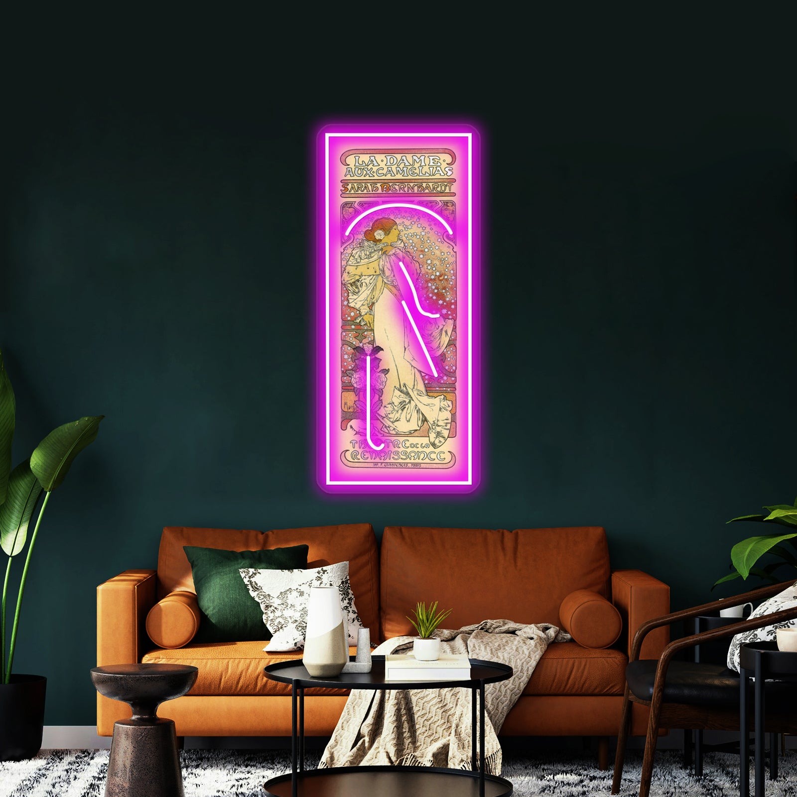 Vintage Art Nouveau Painting Wall Artwork Neon Signs | Shineneon