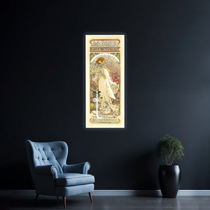 Vintage Art Nouveau Painting Wall Artwork Neon Signs | Shineneon