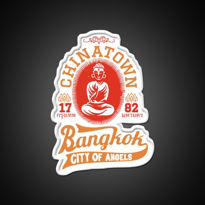 Vintage Bangkok Buddha Logo Asian Cultural Led Neon Sign Wall Art Rgb Color - LED neon sign view 11