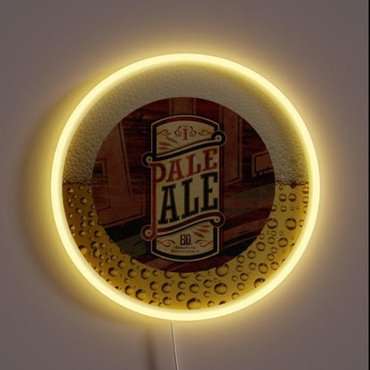 Vintage Beer Label Rgb Led Neon Sign - Shineneon