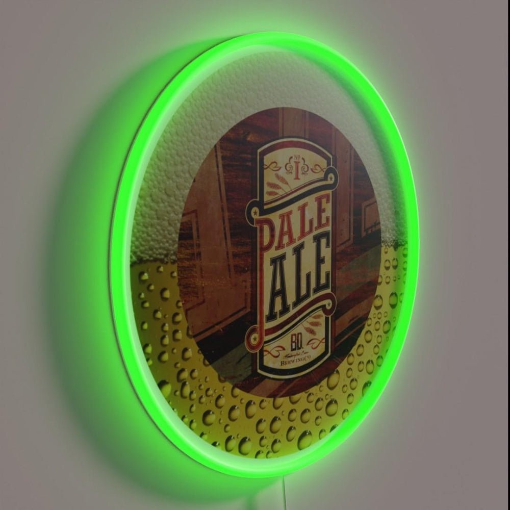 Vintage Beer Label Rgb Led Neon Sign - Shineneon