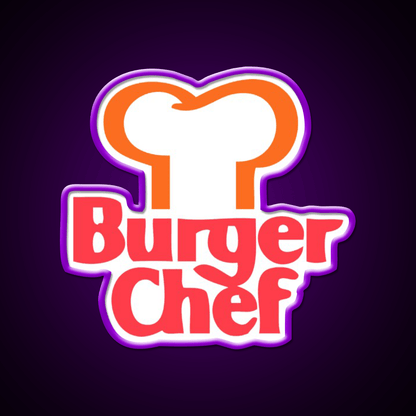 Vintage Burger Chef Fast Food Led Neon Sign For Burger Place Rgb Color - Shineneon
