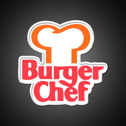 Vintage Burger Chef Fast Food Led Neon Sign For Burger Place Rgb Color - Shineneon