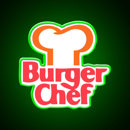 Vintage Burger Chef Fast Food Led Neon Sign For Burger Place Rgb Color - Shineneon