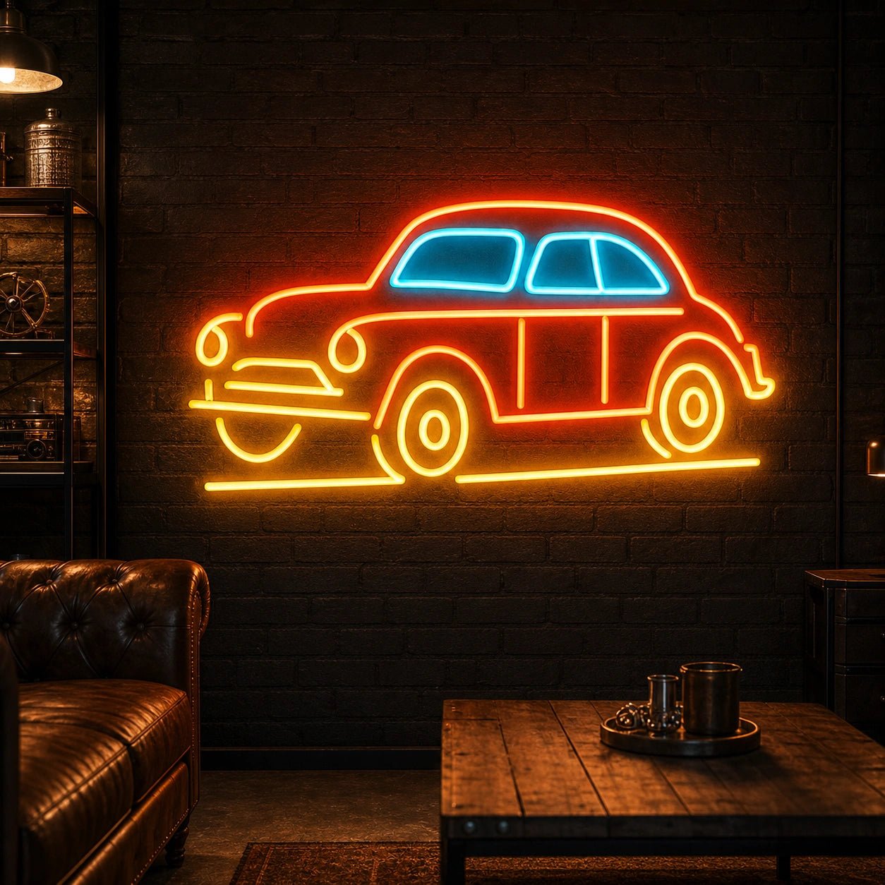 Vintage Car Profile LED Neon Sign - Shineneon