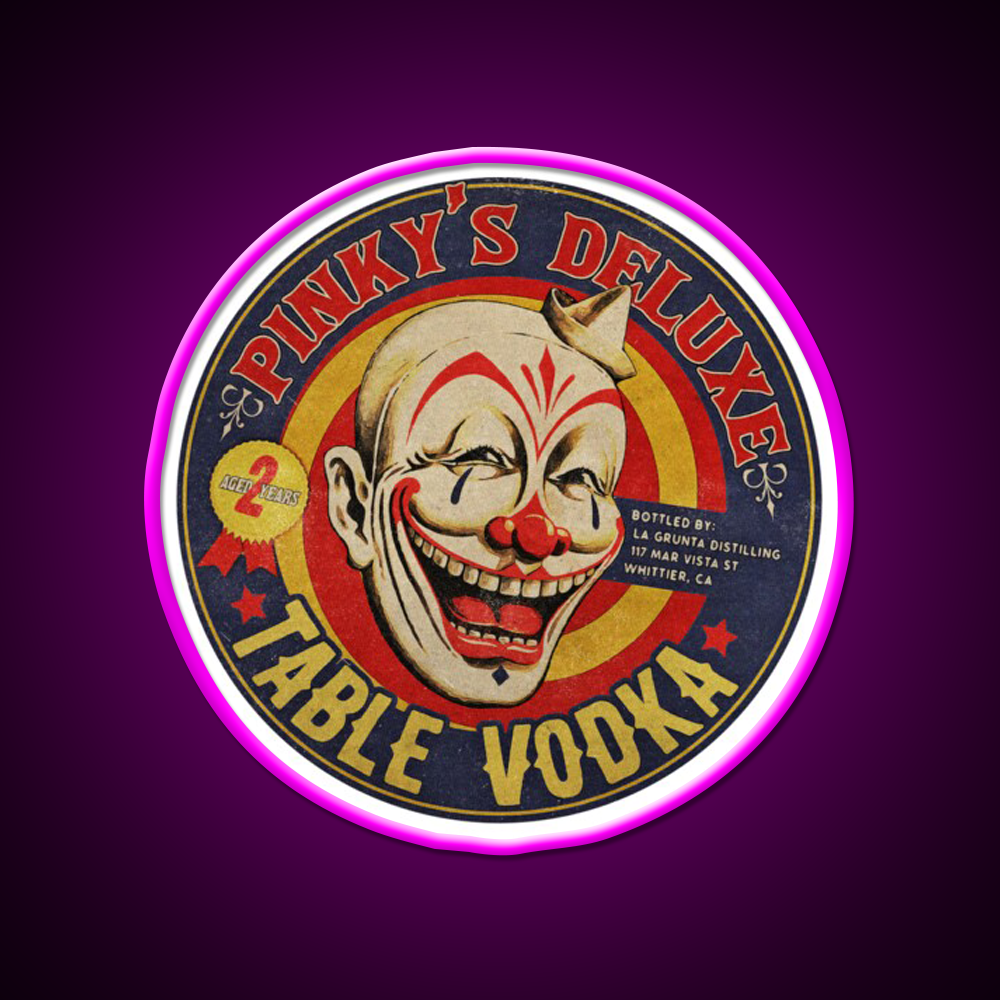 Vintage Cheap Table Vodka Beer Bar Decor Led Neon Sign Rgb Color - Neon sign mounted on wall in room