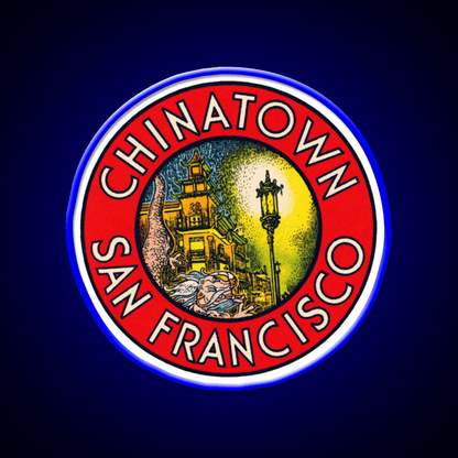 Vintage Chinatown San Francisco Asian Cultural Led Neon Sign Rgb Color - Shineneon