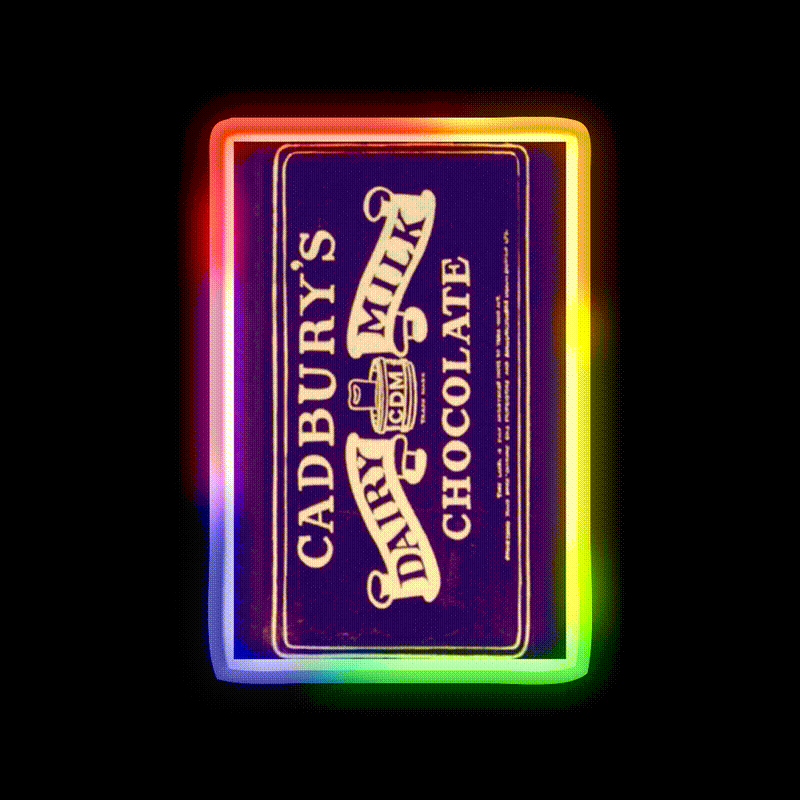 Vintage Chocolate Bar Man Cave Bar Led Neon Sign Rgb Color