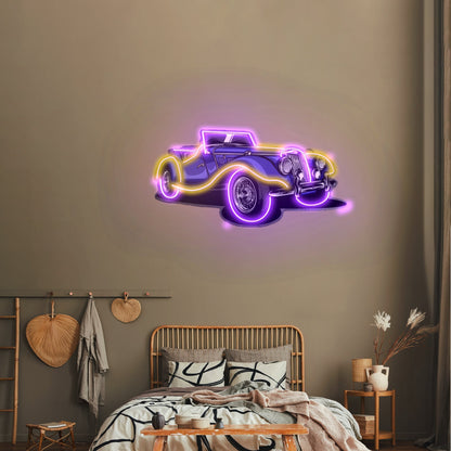 Vintage Classic Car Led Neon Sign Light Custom Led Signs - Shineneon