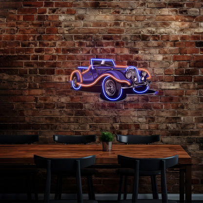 Vintage Classic Car Led Neon Sign Light Custom Led Signs