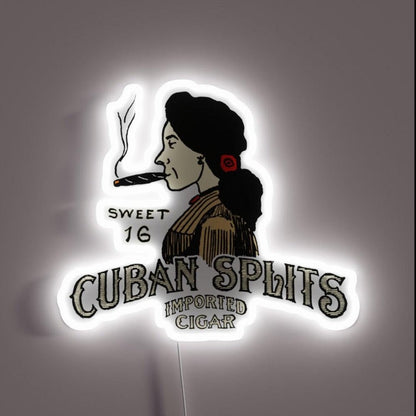 Vintage Cuban Cigar Remix Rgb Led Neon Sign - Shineneon