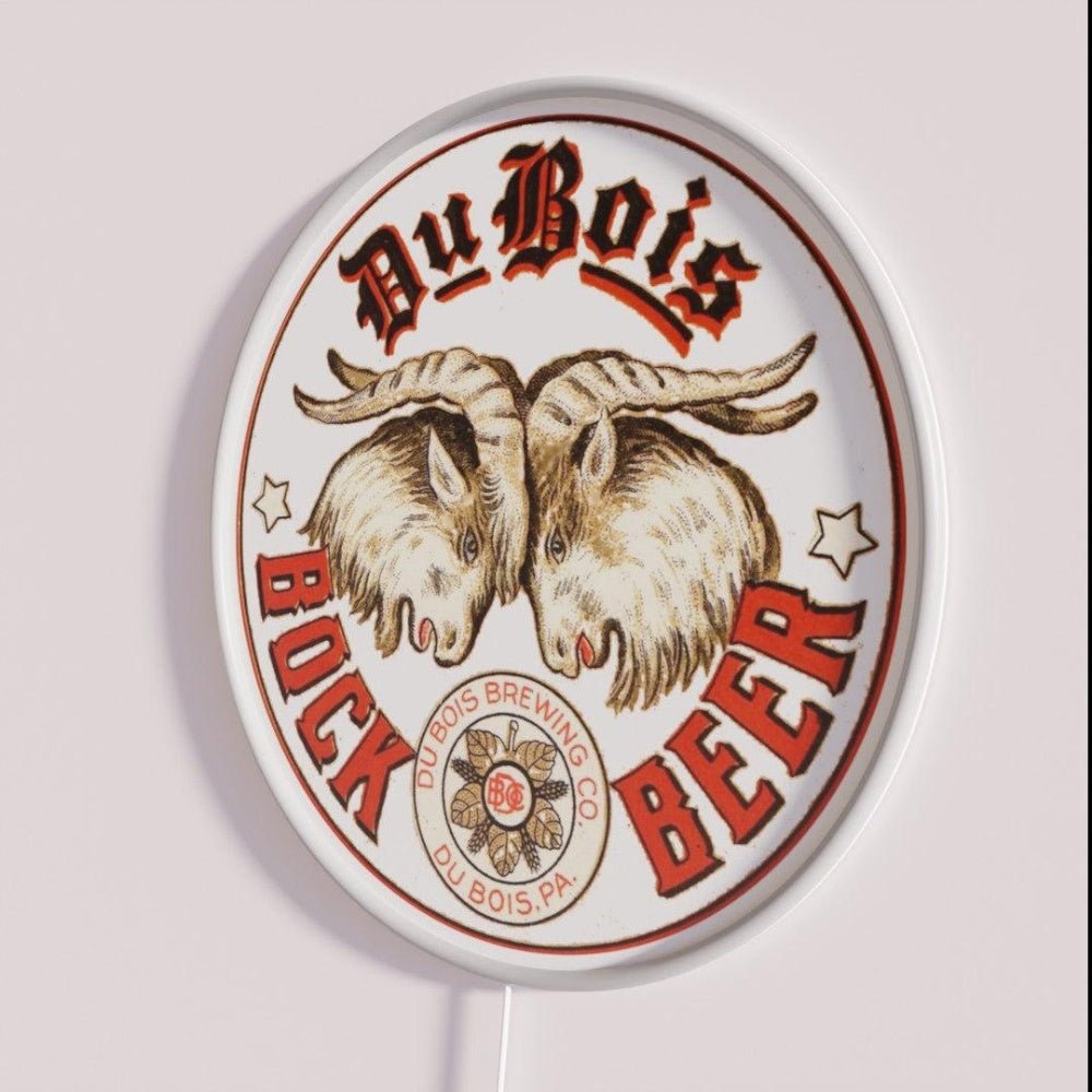 Vintage Dubois Bock Beer Dubois Brewing Rgb Led Neon Sign - Shineneon