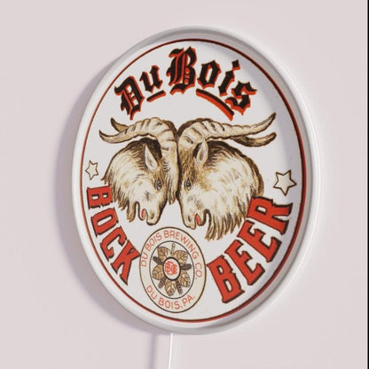 Vintage Dubois Bock Beer Dubois Brewing Rgb Led Neon Sign - Shineneon