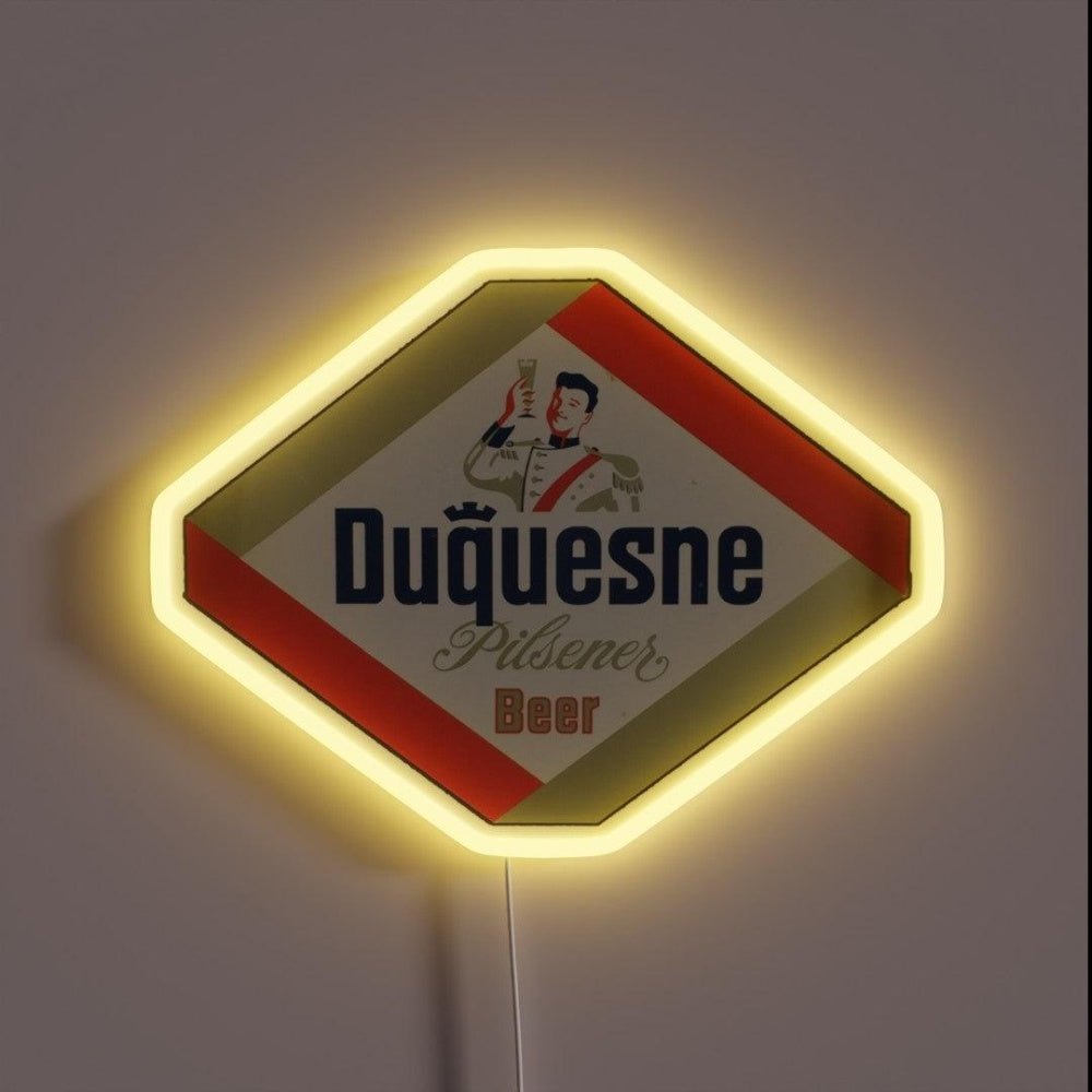 Vintage Duquesne Pilsener Pennsylvania Rgb Led Neon Sign - Shineneon