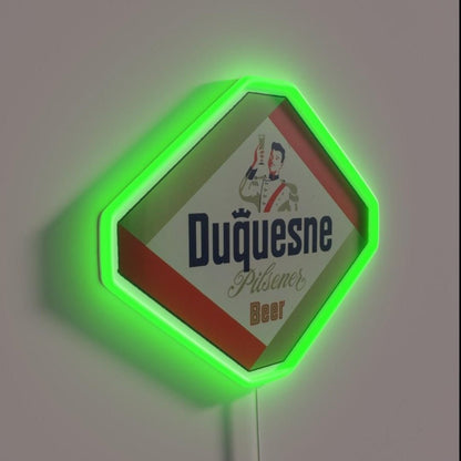Vintage Duquesne Pilsener Pennsylvania Rgb Led Neon Sign - Shineneon