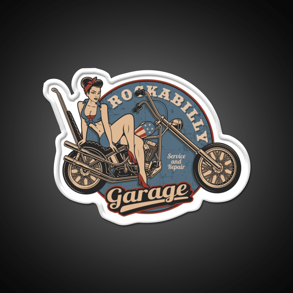 Vintage Girl On Bike Service Welcome Led Neon Sign Open Sign Rgb Color - Shineneon